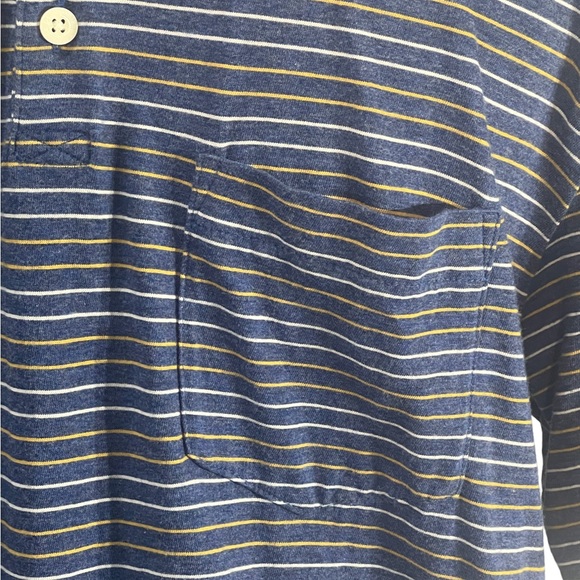 Patagonia,Size Medium, Blue, short sleeve, 3/4 Button Collar Polo, K27 - Picture 6 of 11